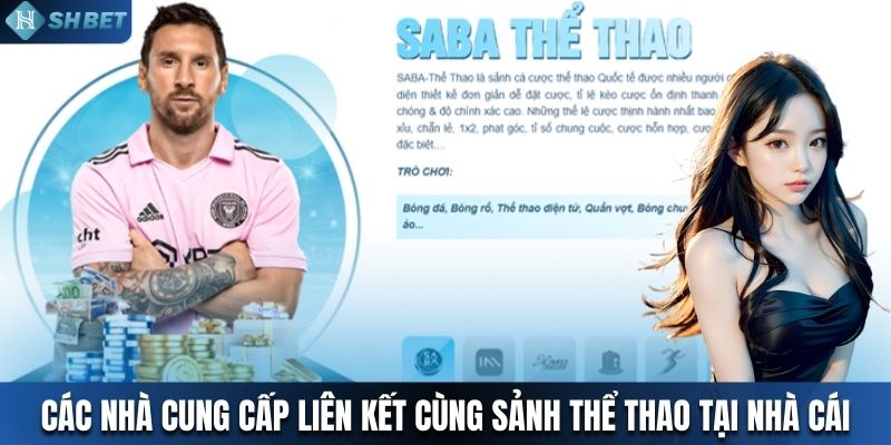 Các nhà cung cấp liên kết cùng sảnh thể thao tại nhà cái