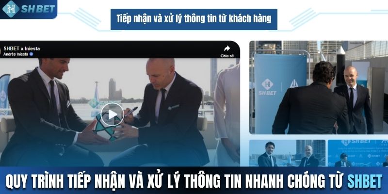 Quy trình tiếp nhận và xử lý thông tin nhanh chóng từ SHBET